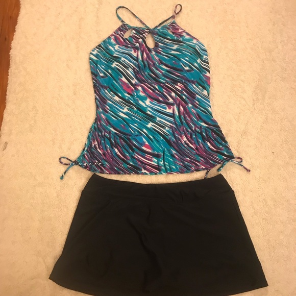 NWOT Sunshine Zone Tankini Swimwear Top Size 14 - Picture 6 of 8